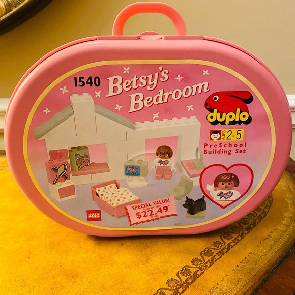 VINTAGE 1993 LEGO DUPLO BETSY'S BEDROOM SET #1540 RARE Clean Excellent Condition - Picture 1 of 6